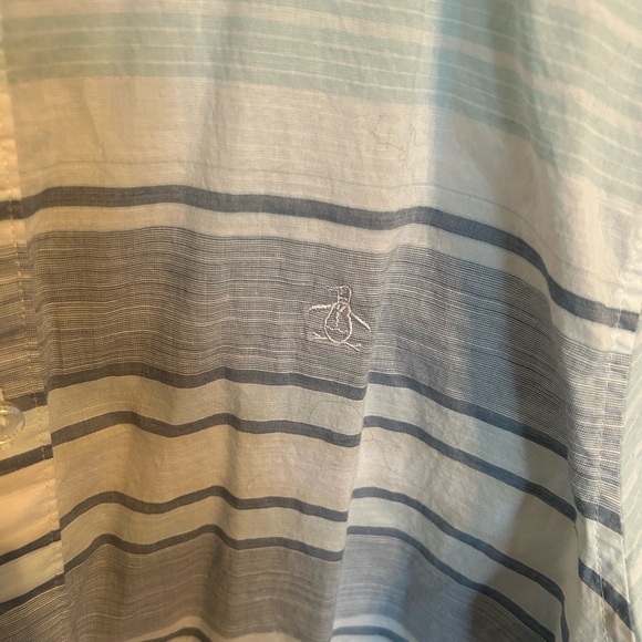 Penguin Short Sleeve Button Down Shirt Size XL - Picture 3 of 3